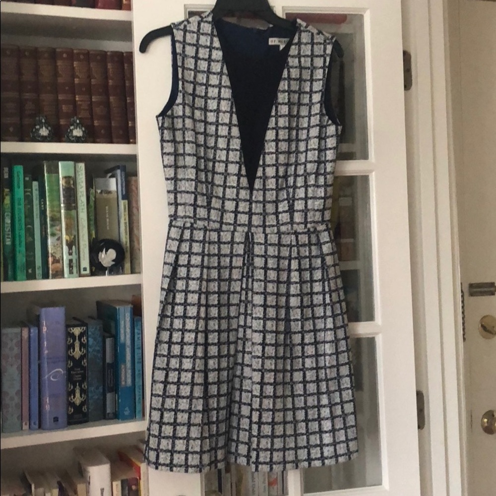 Of Mercer Navy Work Dress